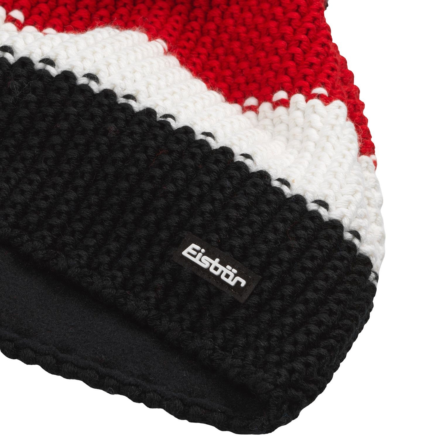 cap Eisbär Star Pompon MÜ - 330/Schwarz/White/Ketchup
