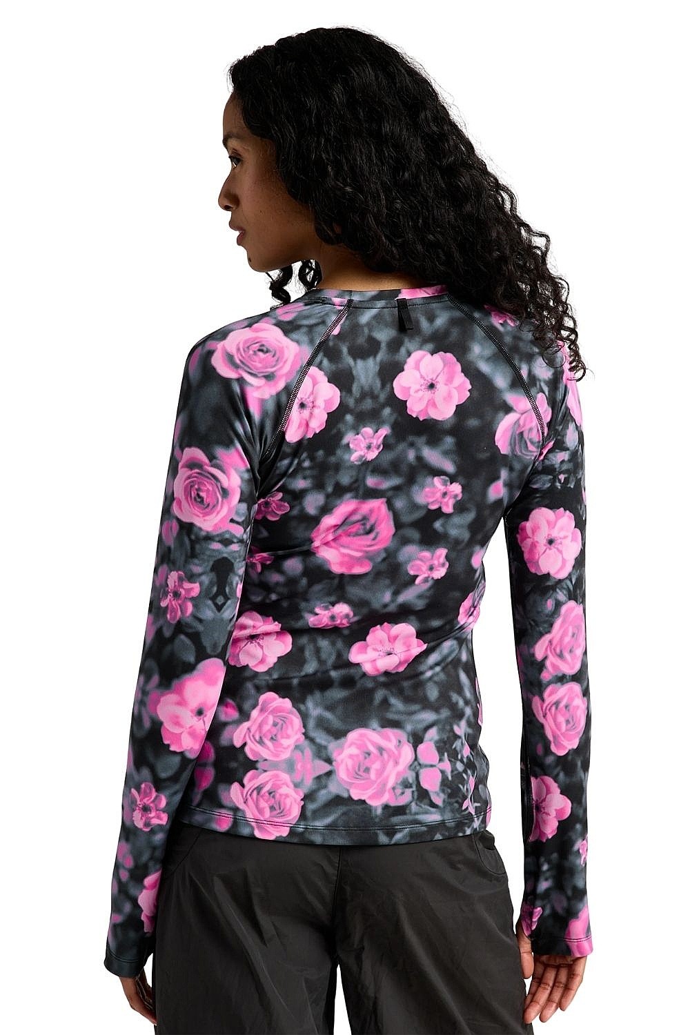 T-Shirt Burton Synthetic Midweight Base Layer Crew LS - Shockwave Floral - women´s