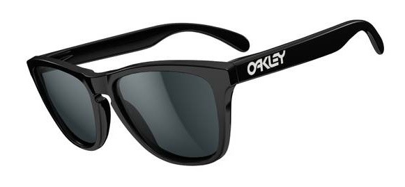 okulary Oakley Frogskins - Polished Black/Gray