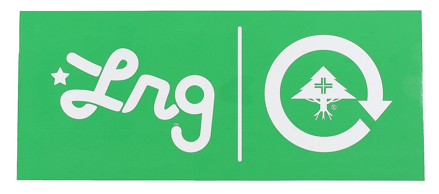 Aufkleber LRG Square - Green