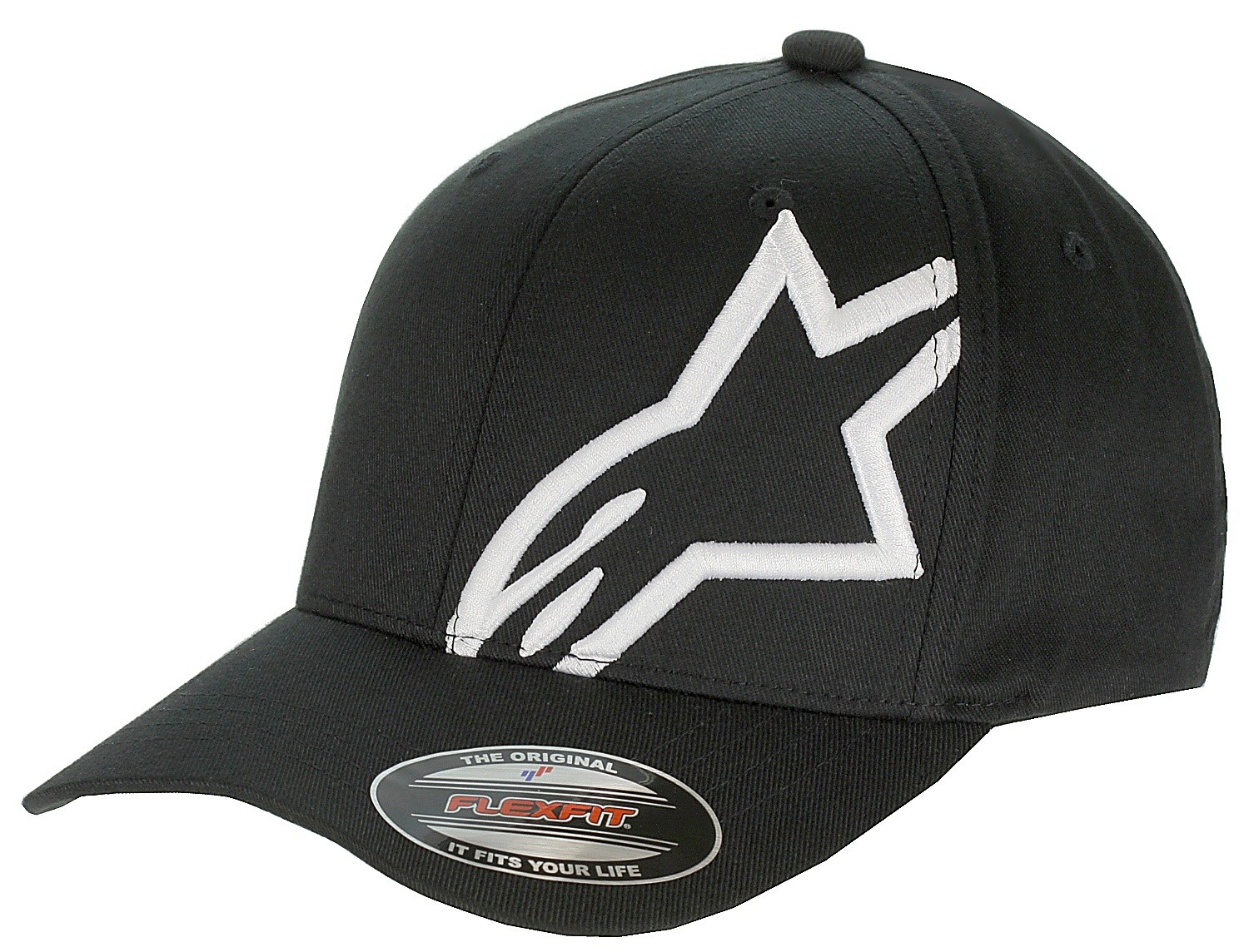 kasket Alpinestars Corp Shift 2 Flexfit - Black/White