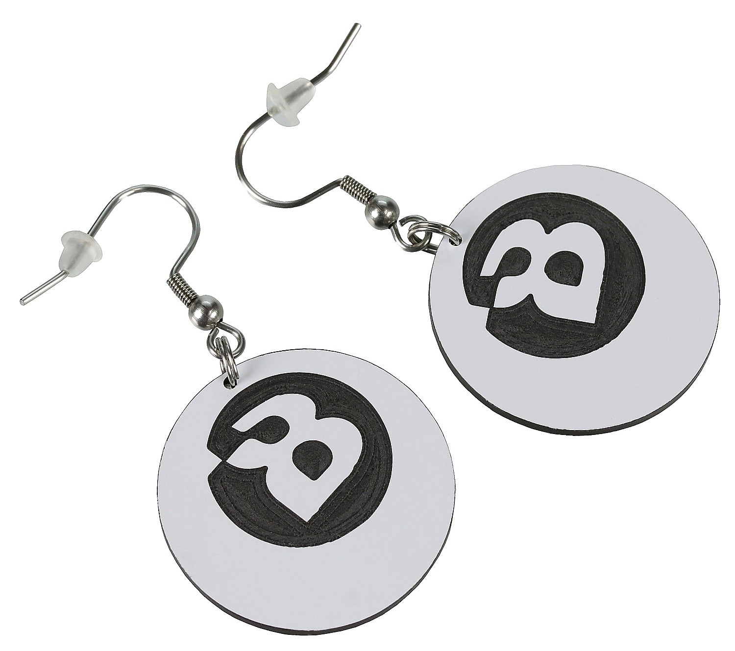 pendientes Blackcomb Logo B - White