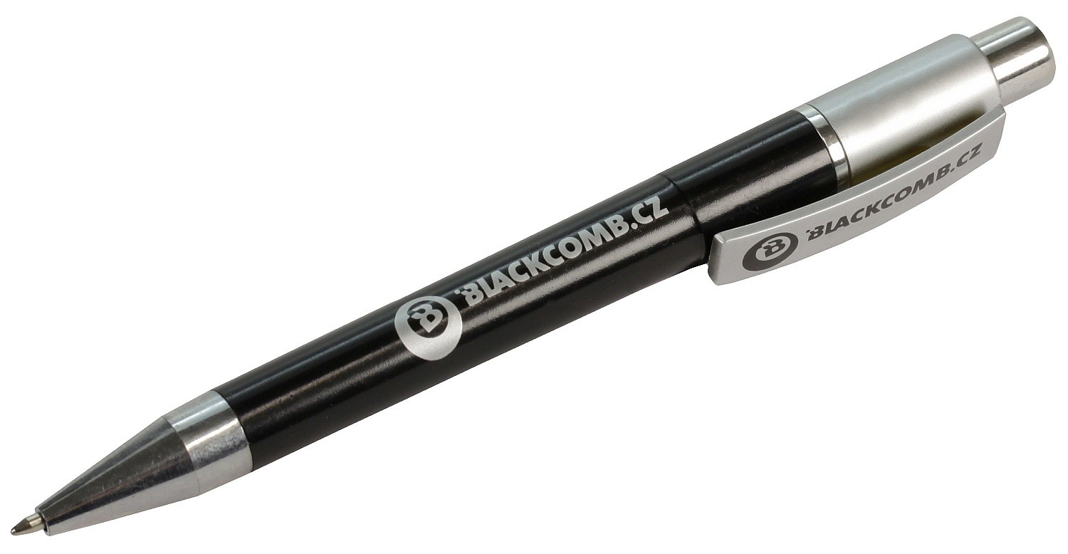 kuglepen Blackcomb Logo 01 - Black