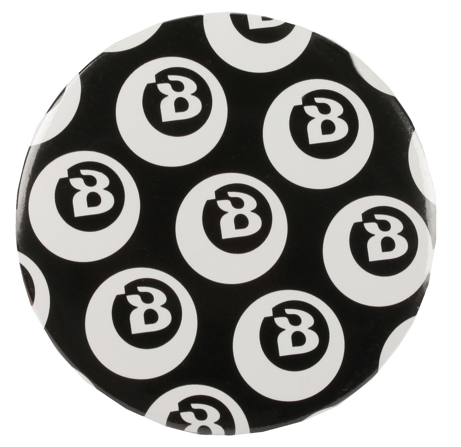 plakietka Blackcomb Buttons Medium 3.8 C - Black/White