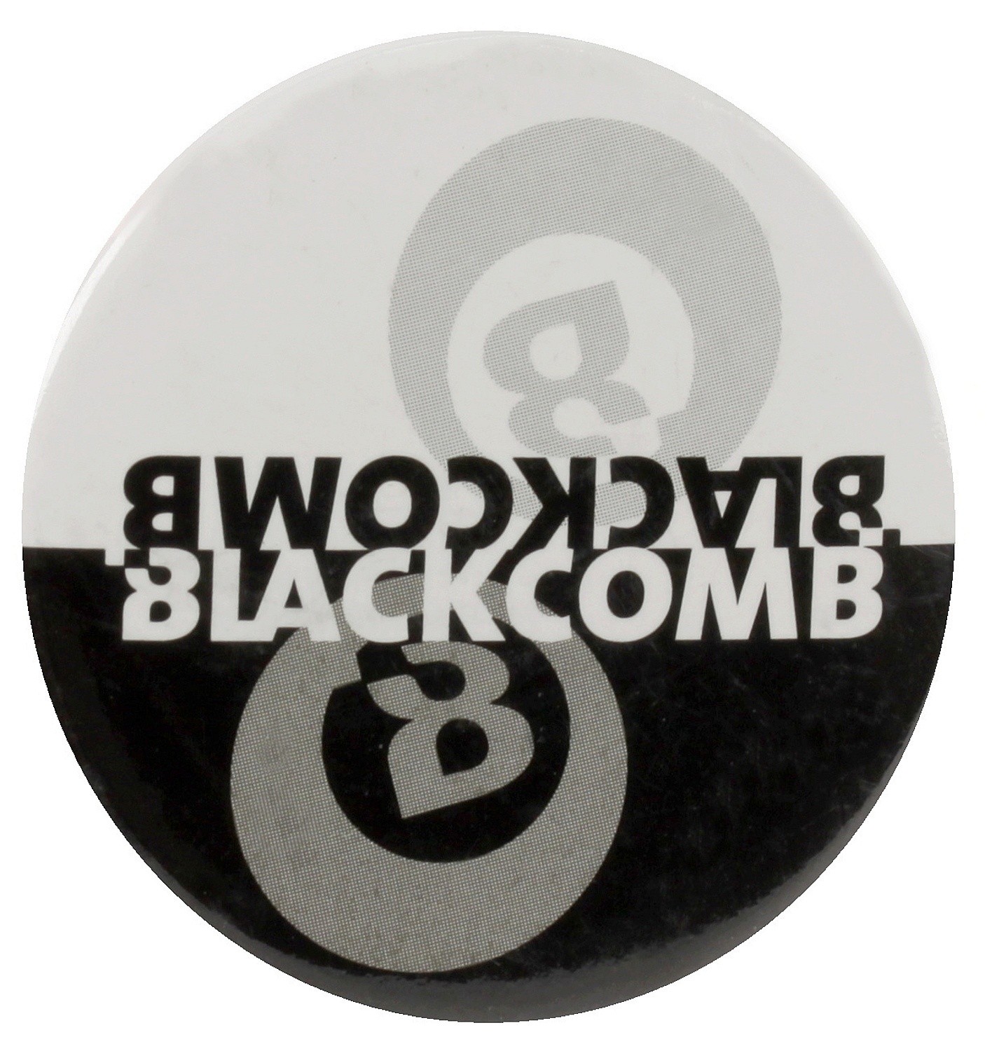 badges Blackcomb Buttons Medium 3.8 A - Black/White