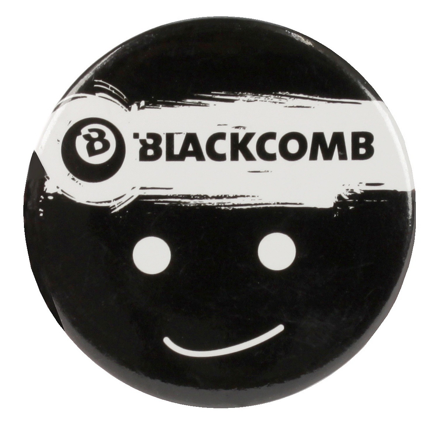 badges Blackcomb Buttons Medium 3.8 B - Black/White