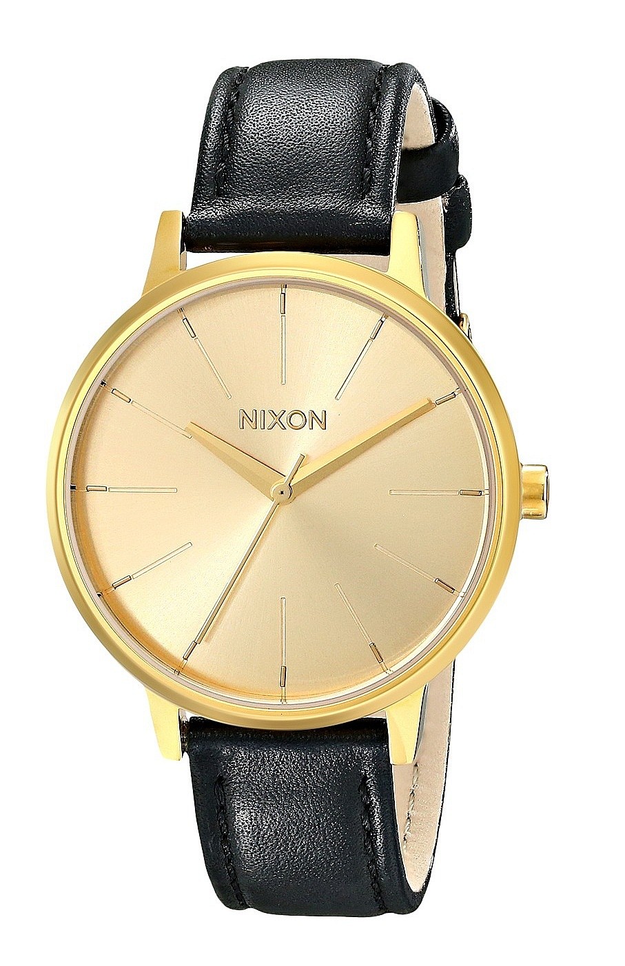 hodinky Nixon Kensington Leather - Gold