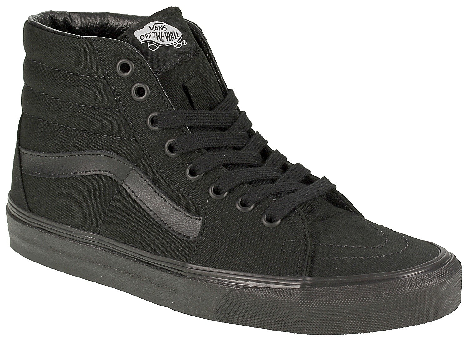 chaussures Vans Sk8-Hi - Black/Black/Black