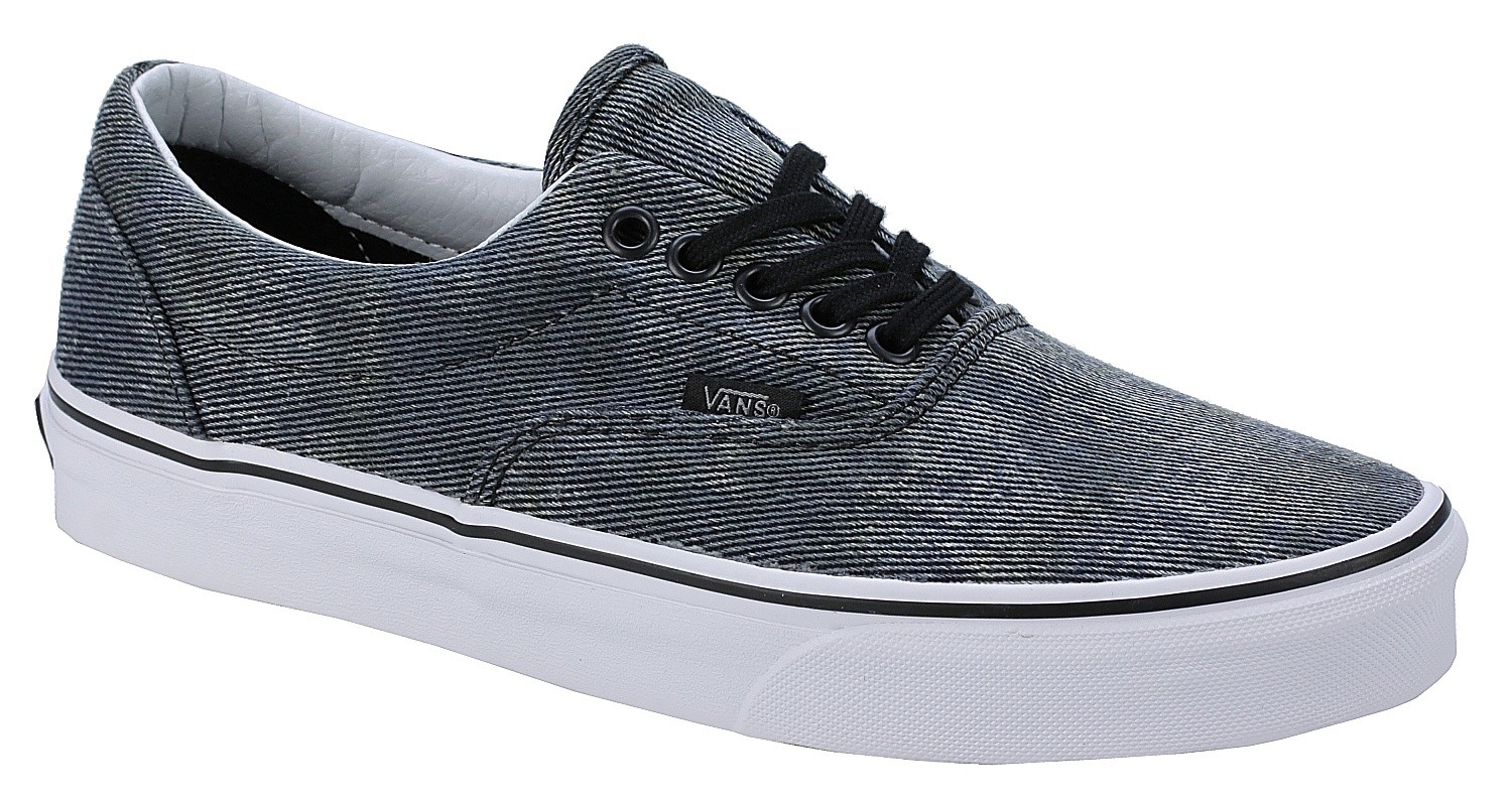vans era navy black
