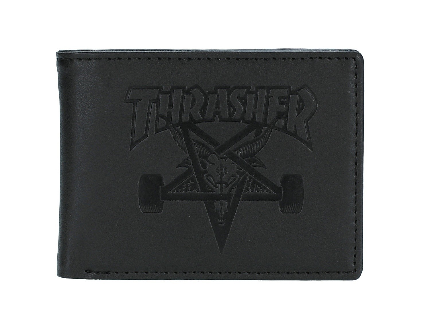 plånbok Thrasher Skategoat Leather - Black