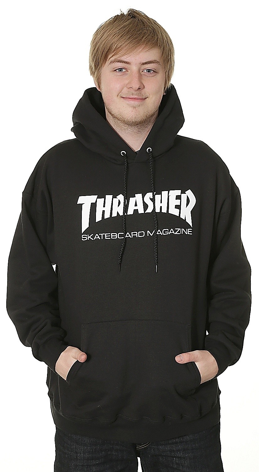 felpa Thrasher Skate Mag - Black