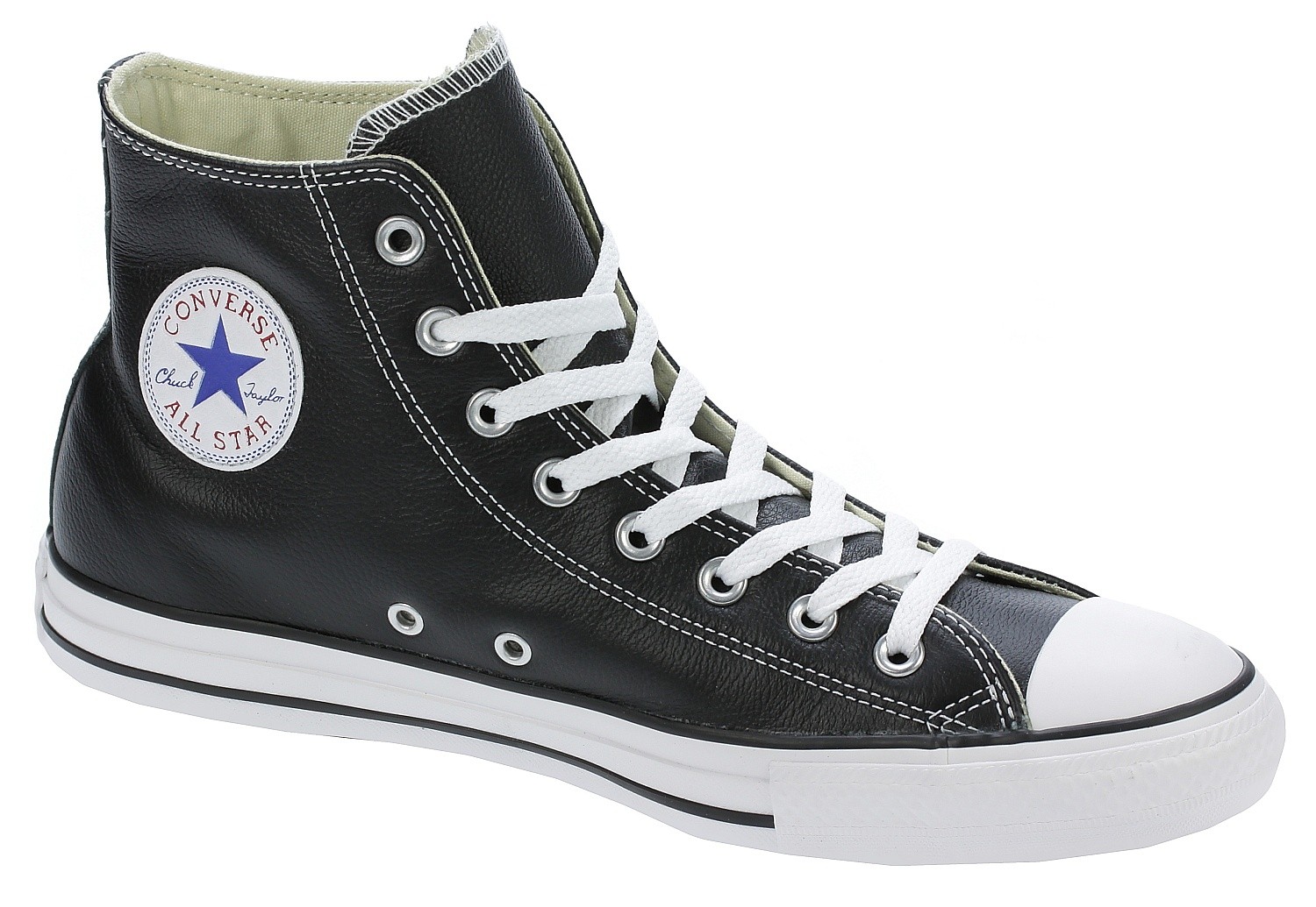 schuhe Converse Chuck Taylor All Star Leather Hi - 132170/Black