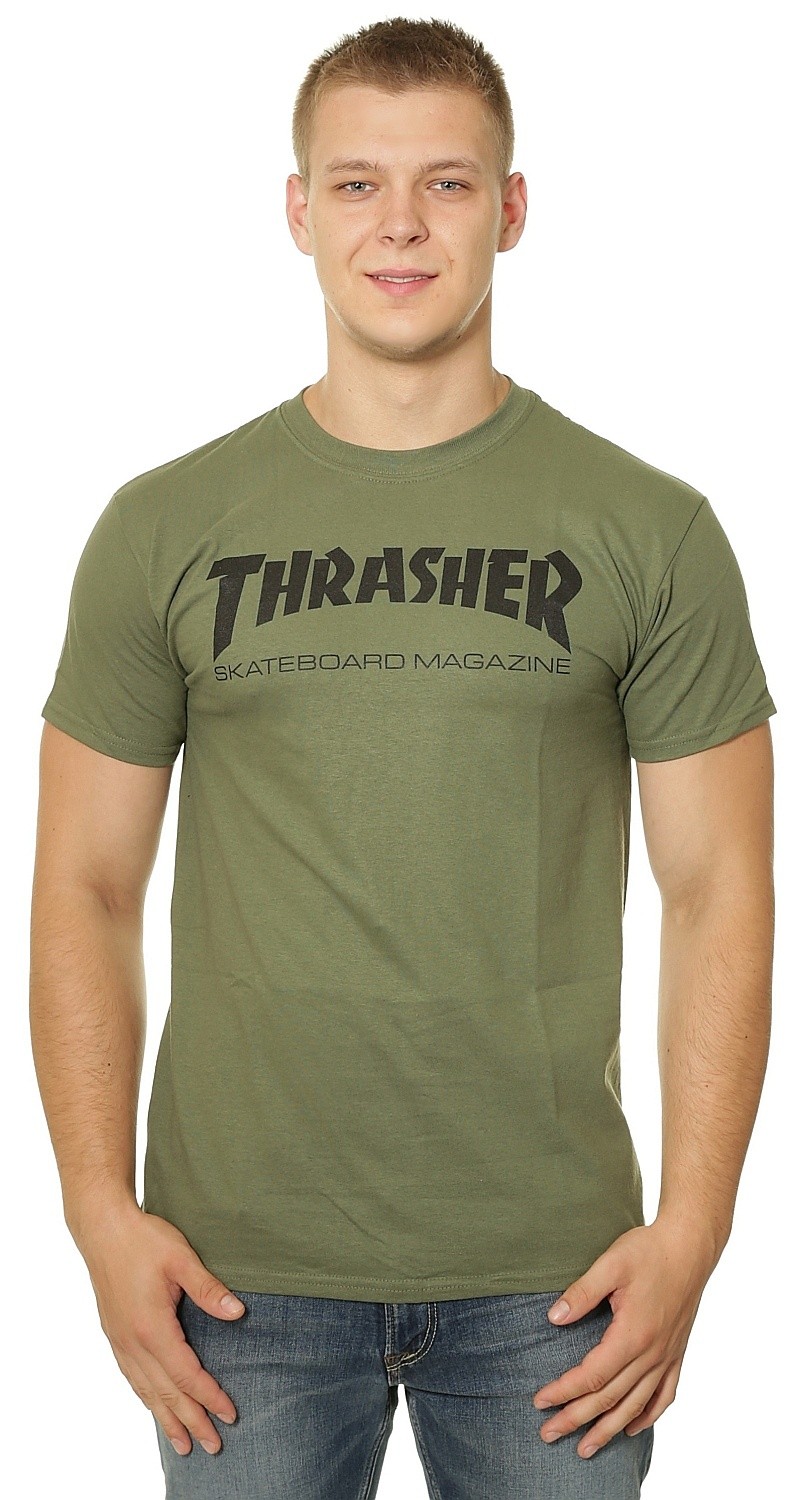 koszulka Thrasher Skate Mag - Army Green