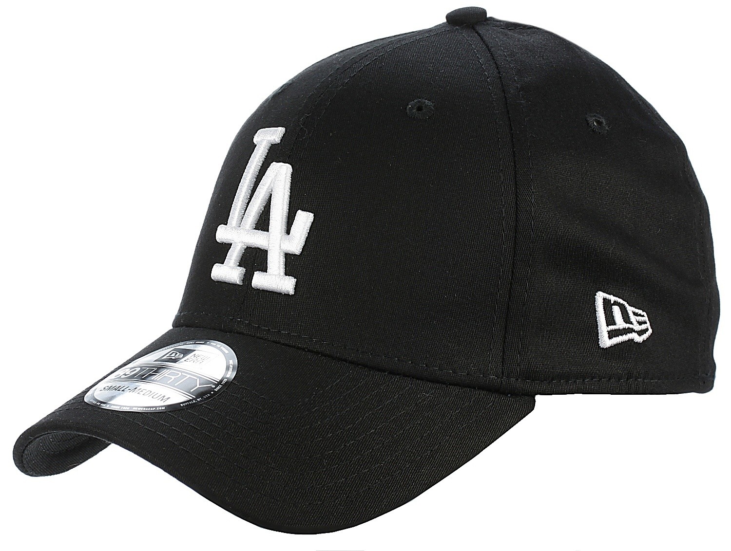 šiltovka New Era 39T League Essential MLB Los Angeles Dodgers - Black/White