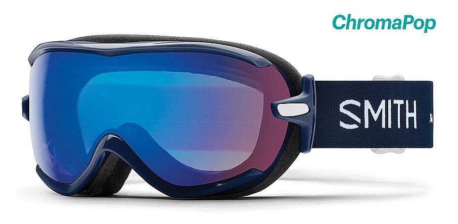 des lunettes Smith Virtue - Navy Micro Floral/ChromaPop Storm Rose Flash