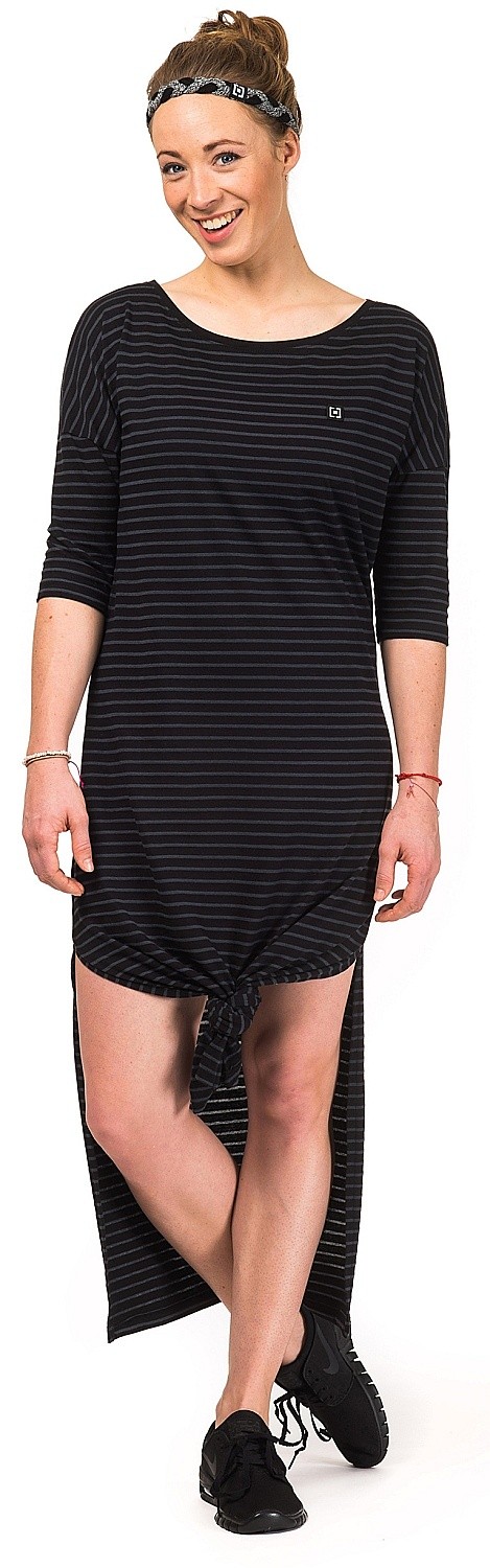 Kleid Horsefeathers Lillian - Black Stripes