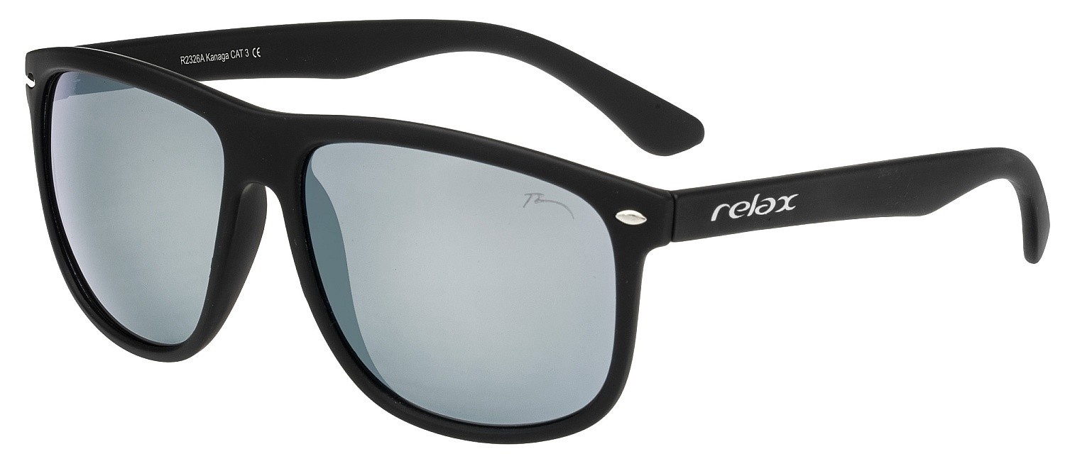 des lunettes Relax Kanaga - R2326A/Matte Black/Gray Cloud/Polarized