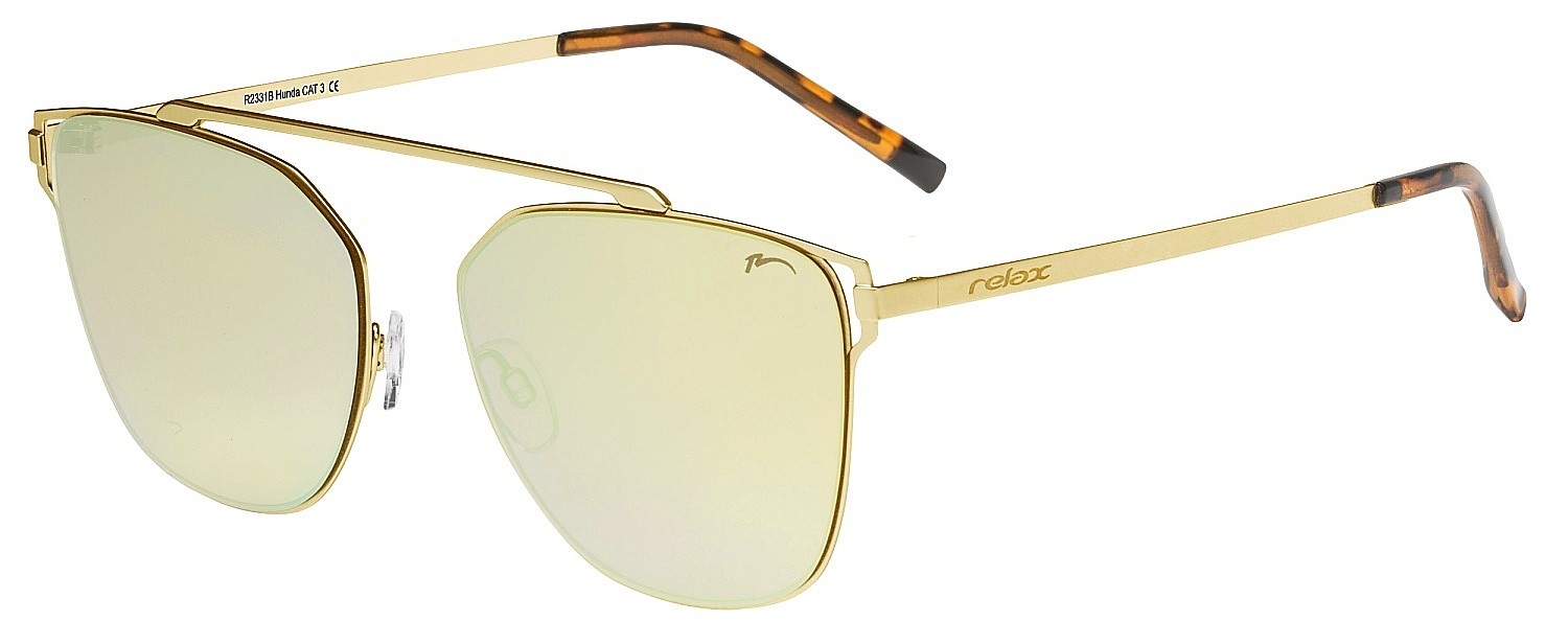 gafas Relax Hunda - R2331B/Shiny Gold/Gray Cloud/Gold Sensor