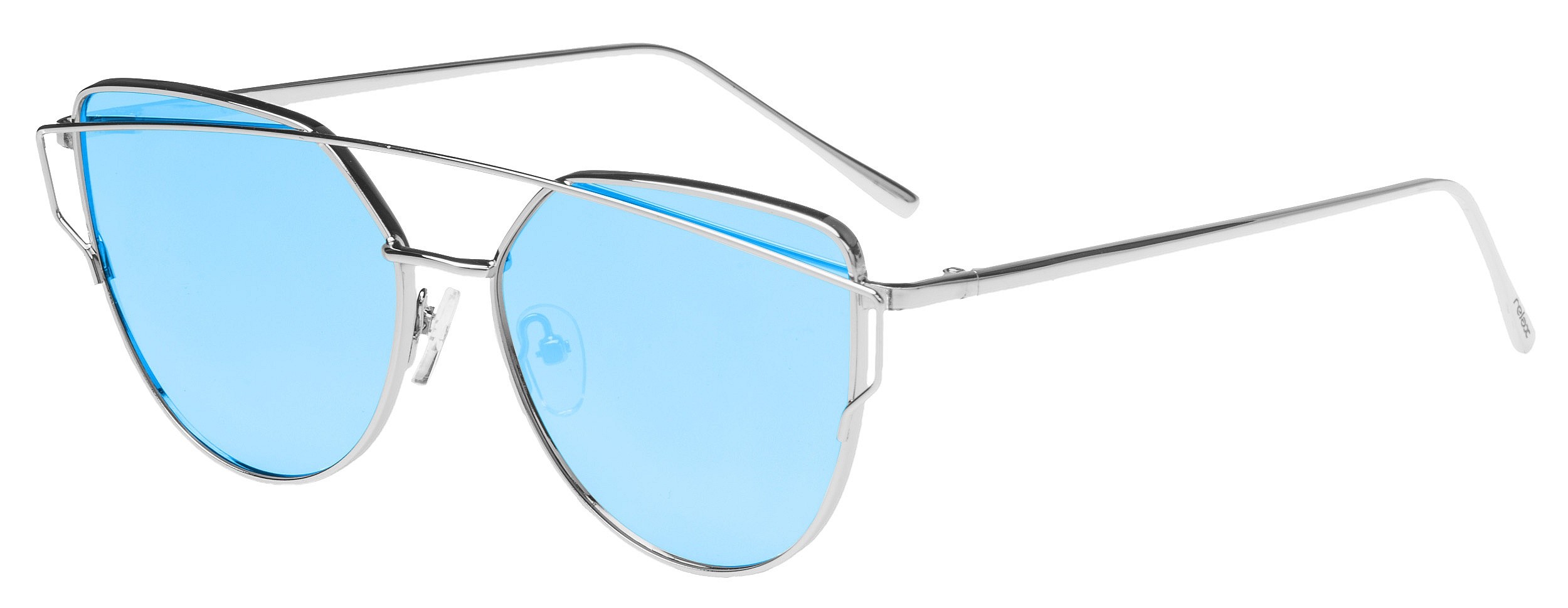 Brille Relax Jersey - R2332B/Shiny Silver/Gray Cloud/Iceblue Platinum