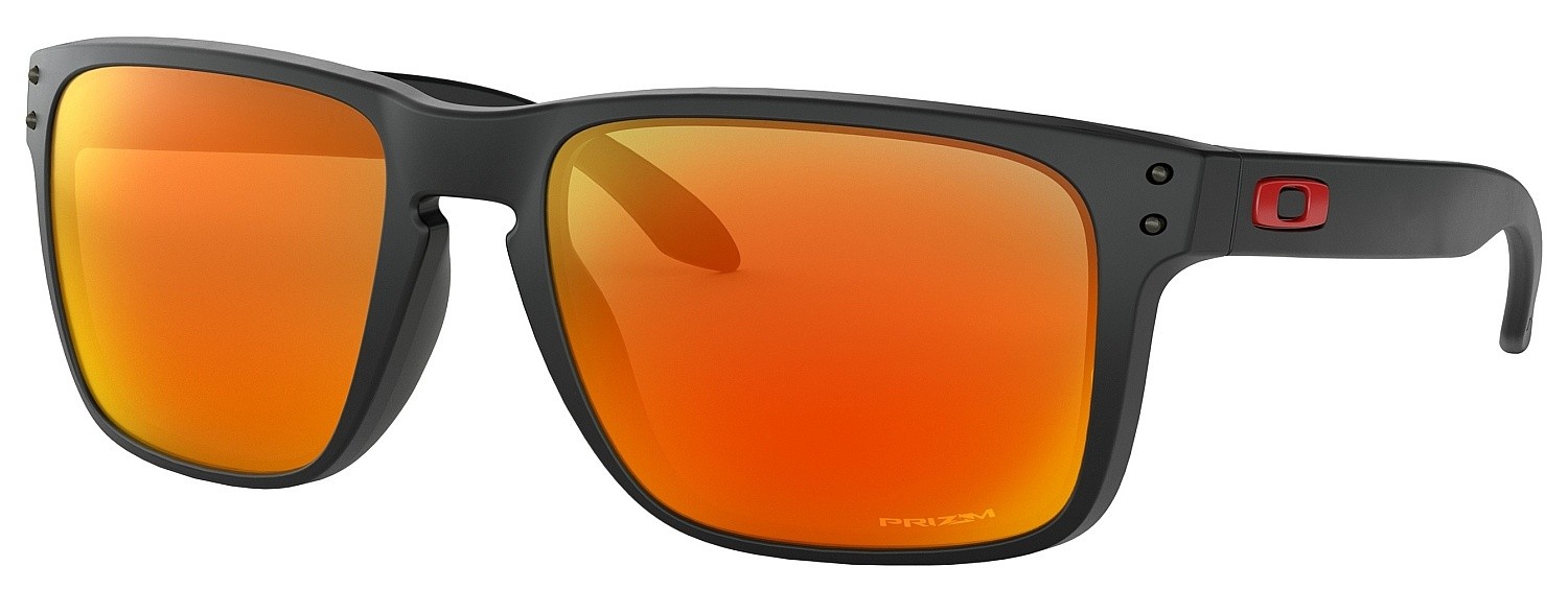Brille Oakley Holbrook XL - Matte Black/Prizm Ruby