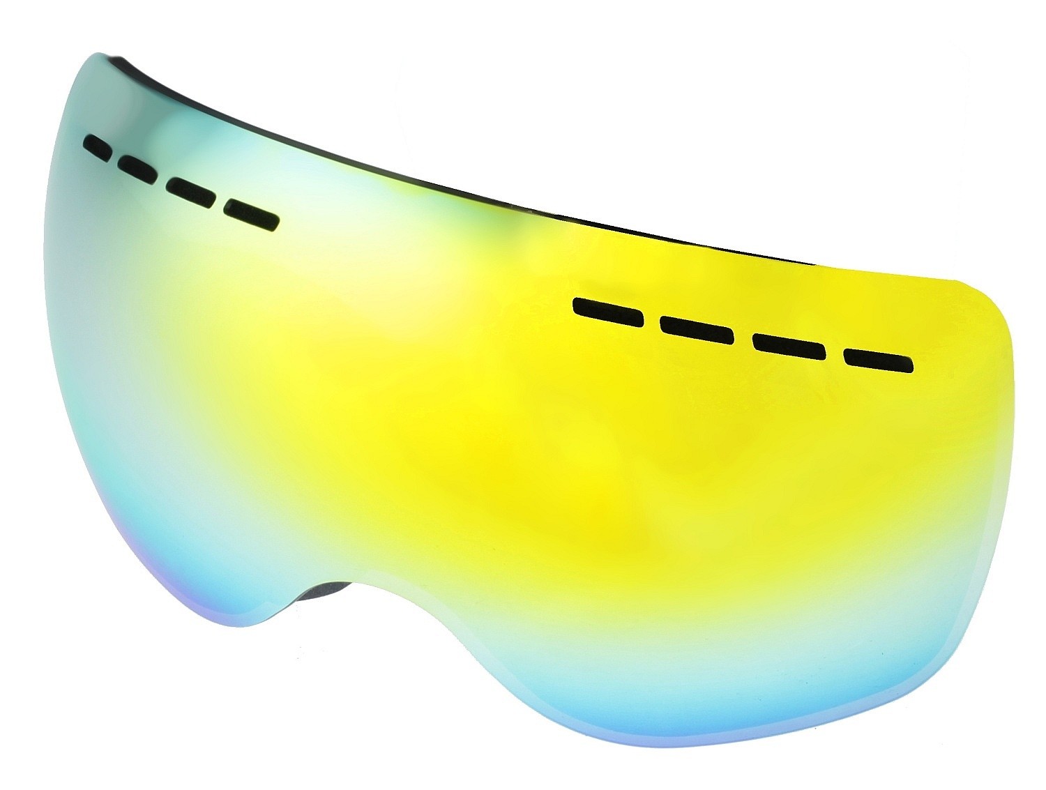 glass BLAX Icon - Yellow/Blue Mirror