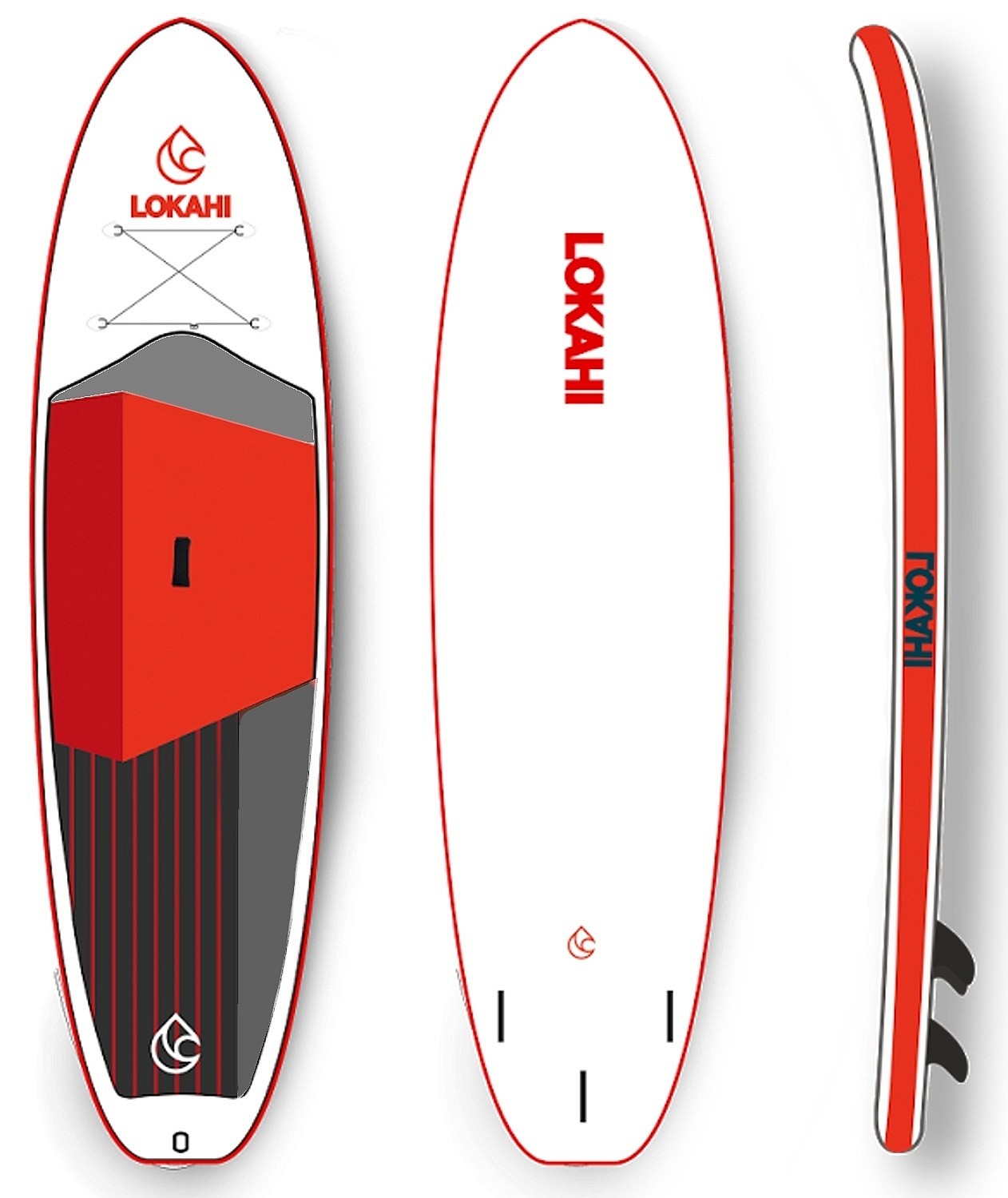 paddleboard Lokahi W.E.Enjoy 10'6"x33"x5" - Red