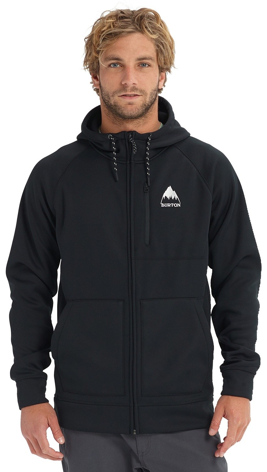 Burton crown bonded zip hoodie Clearance