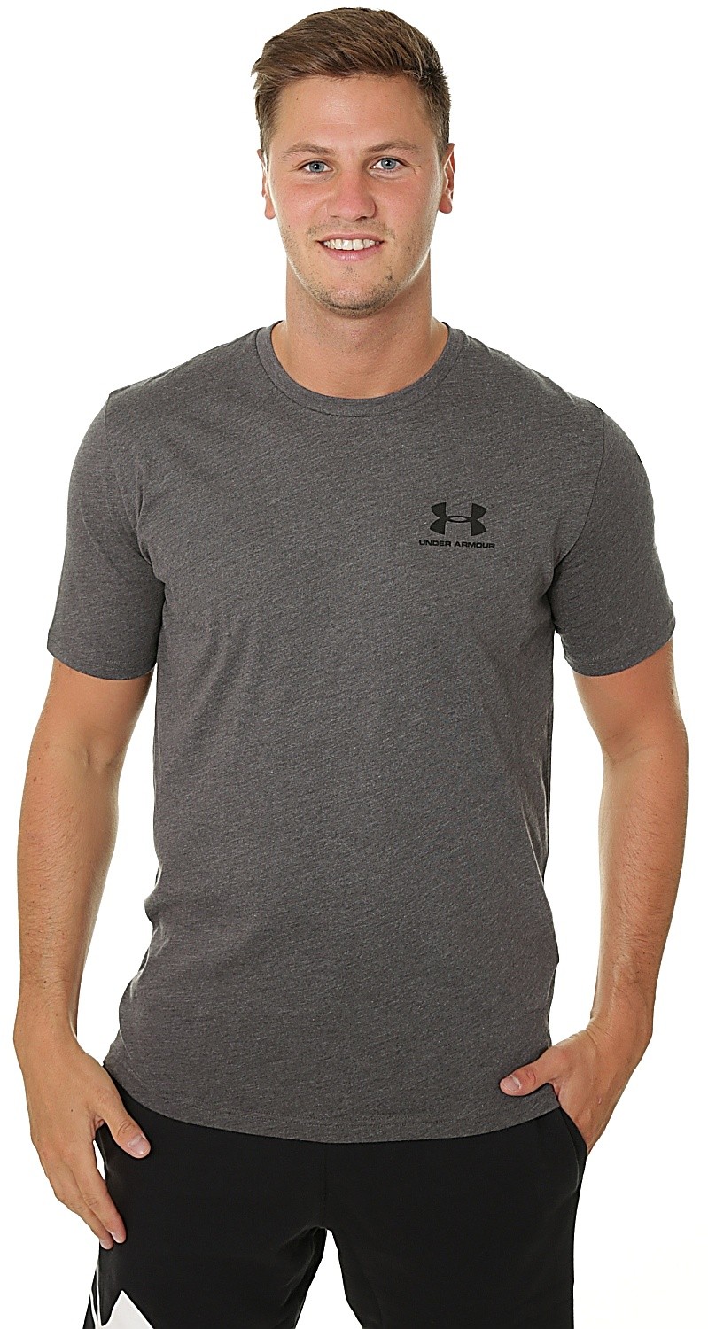 рубашка Under Armour Sportstyle Left Chest - 019/Gray - men´s