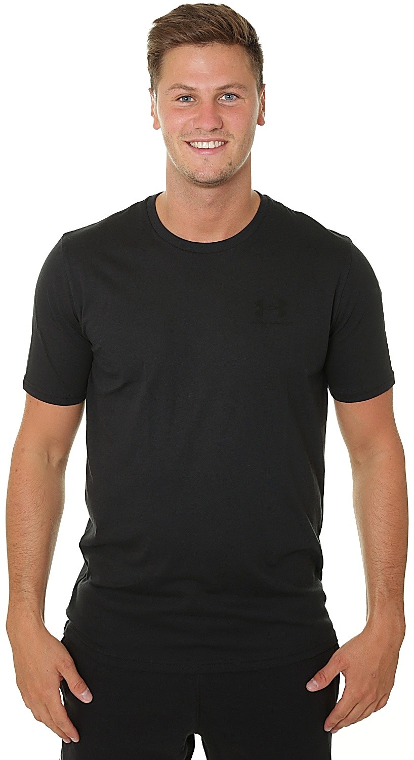 рубашка Under Armour Sportstyle Left Chest - 001/Black - men´s