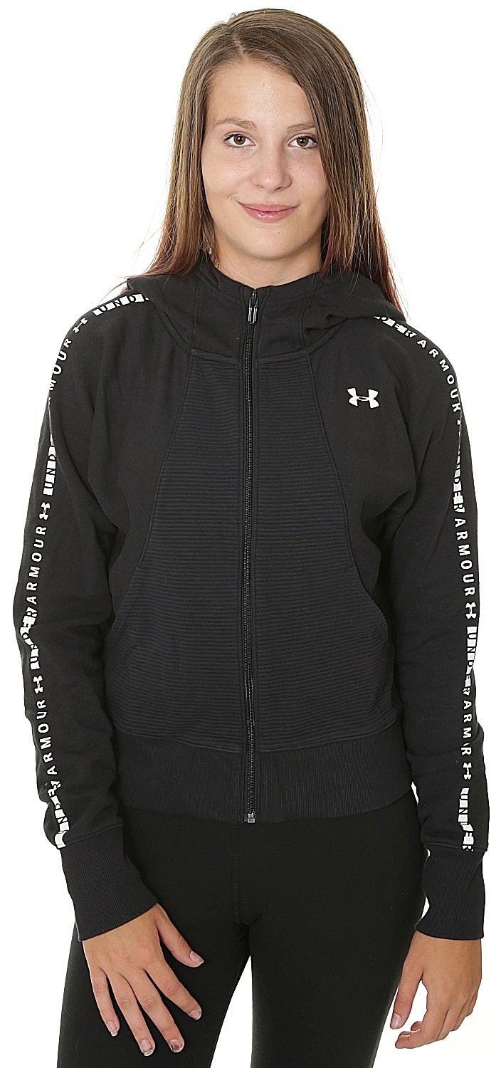 sweat-shirt Under Armour TB Ottoman Graphic Zip - 001/Black - women´s