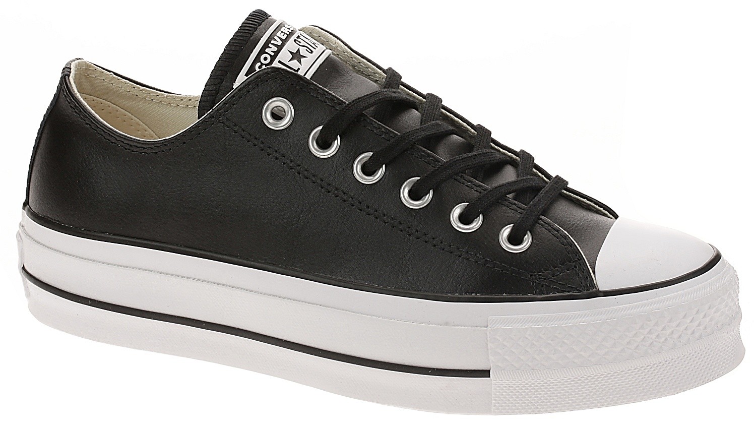 chaussures Converse Chuck Taylor All Star Lift Clean OX - 561681/Black/Black/White - women´s