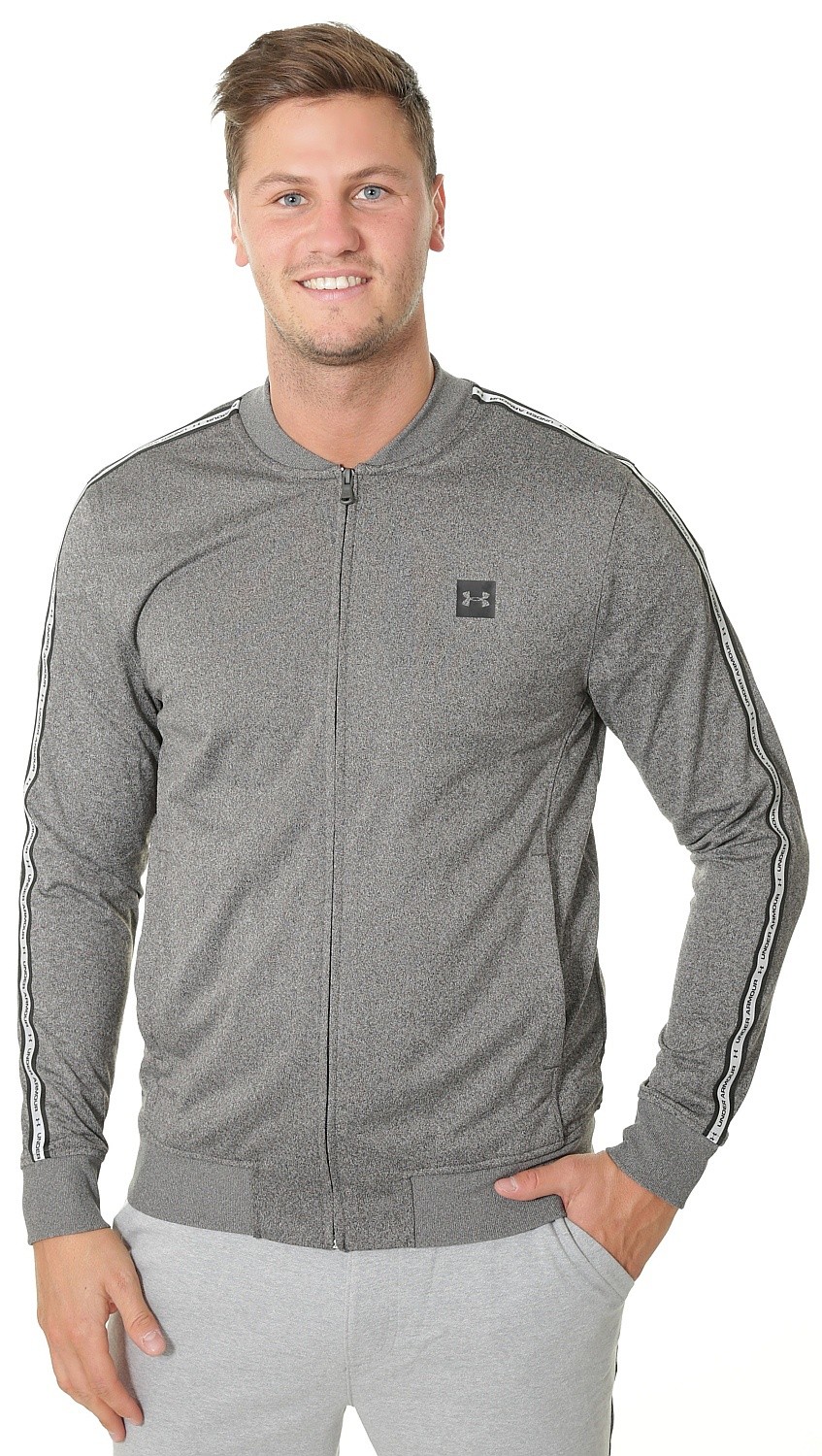 sweat-shirt Under Armour Sportstyle Tricot Track Zip - 019/Gray - men´s