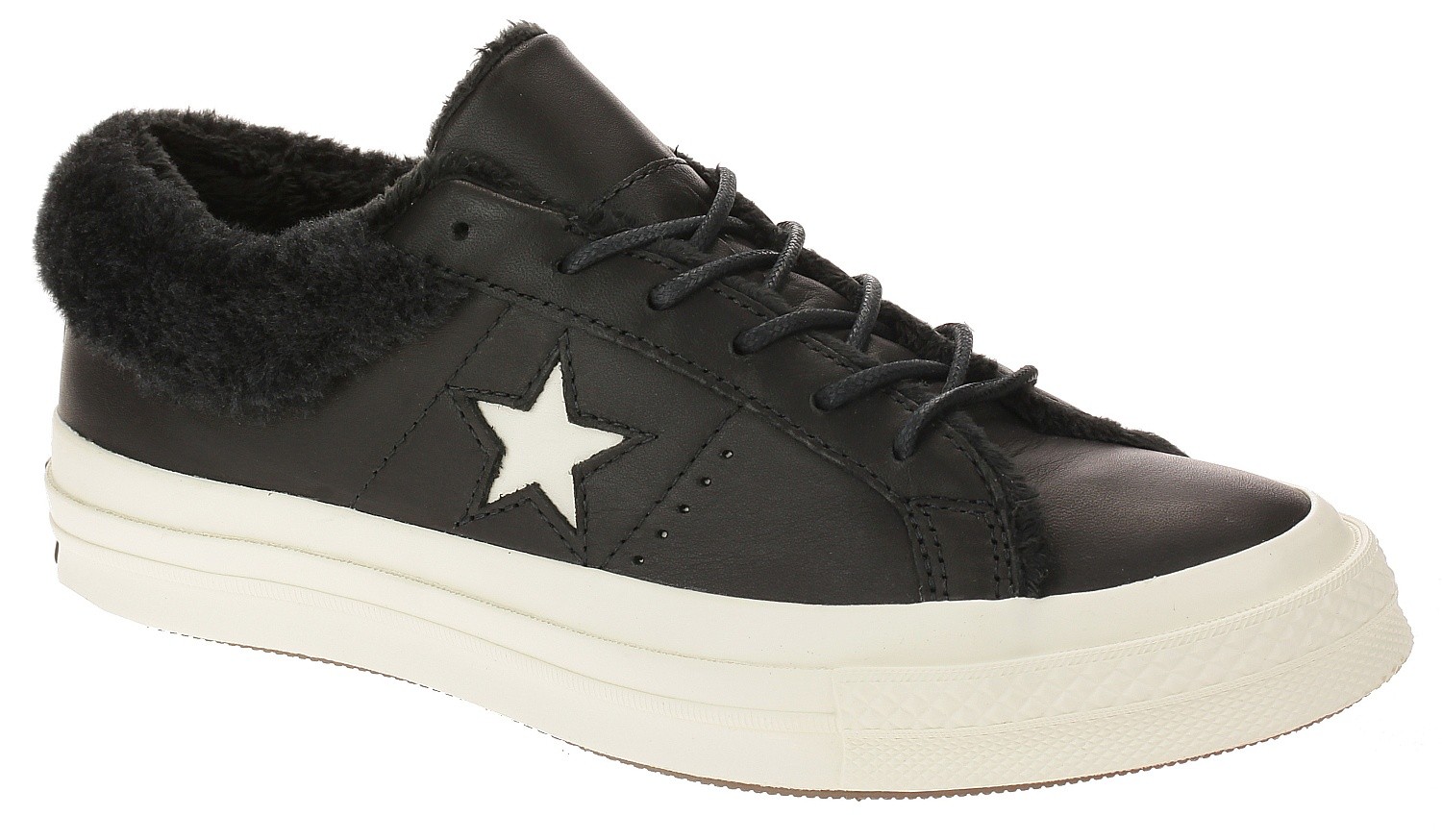 обувь Converse One Star SP OX - 162601/Black/Black/Egret