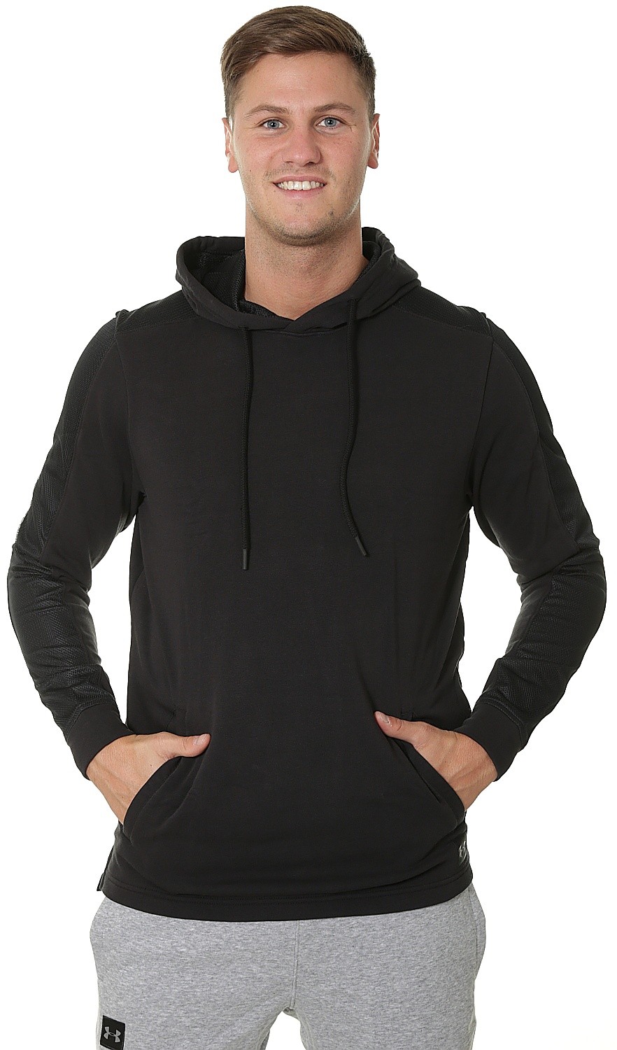 shirts Under Armour Microthread Terry - 001/Black - men´s