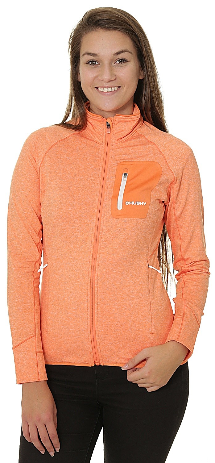 light orange sweatshirt