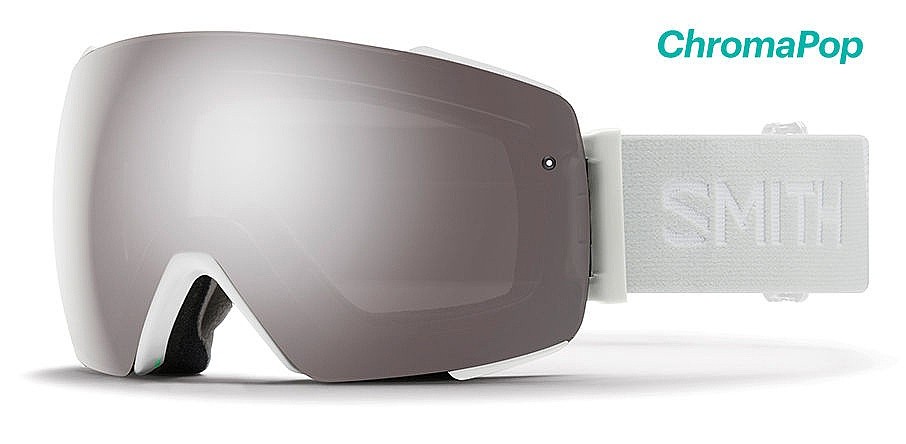 des lunettes Smith I/O MAG - White Vapor/ChromaPop Sun Platinum/Storm Rose