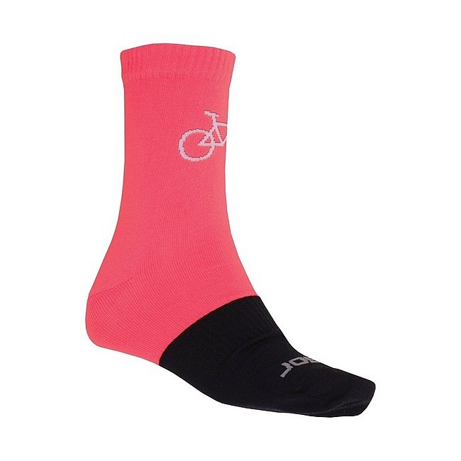 skarpetki Sensor Tour Merino Wool - Pink/Black