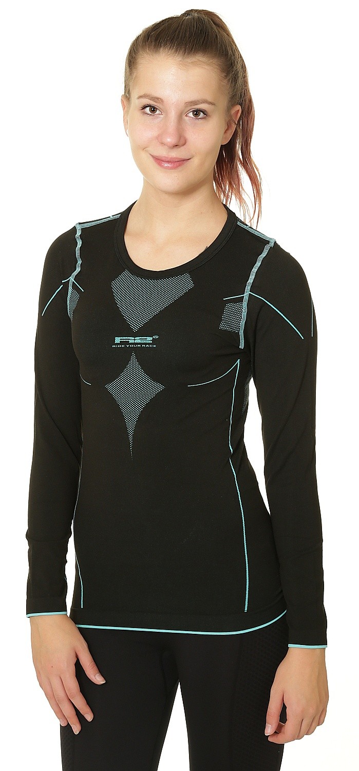 koszulka R2 Basis LS - ATF202B/Black/Gray