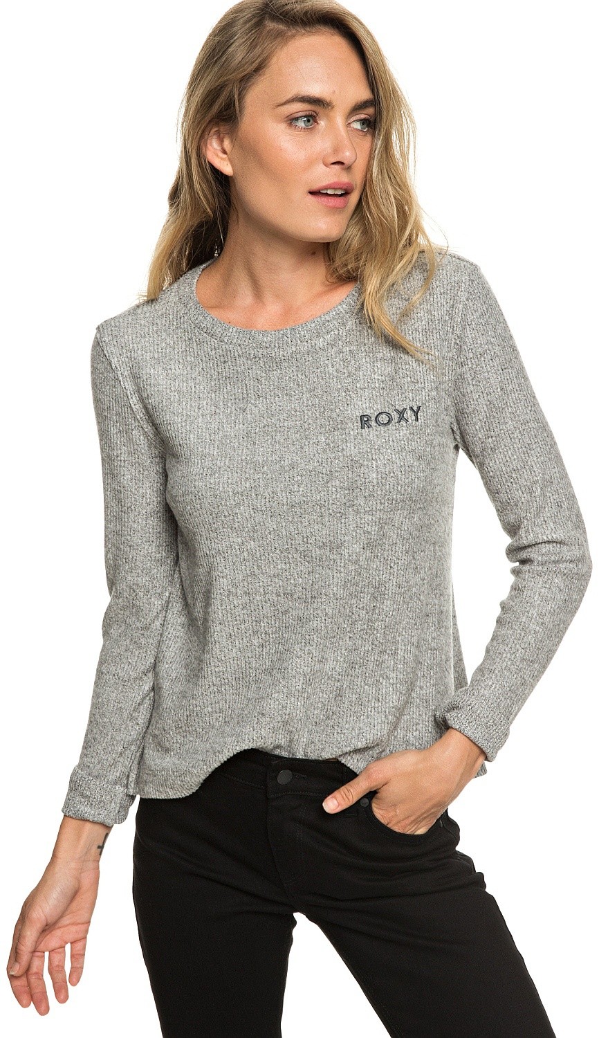 T Shirt Roxy Sea Skipper Crew 2 Ls Sgrh Heritage Heather Women S Blackcomb Shop Eu