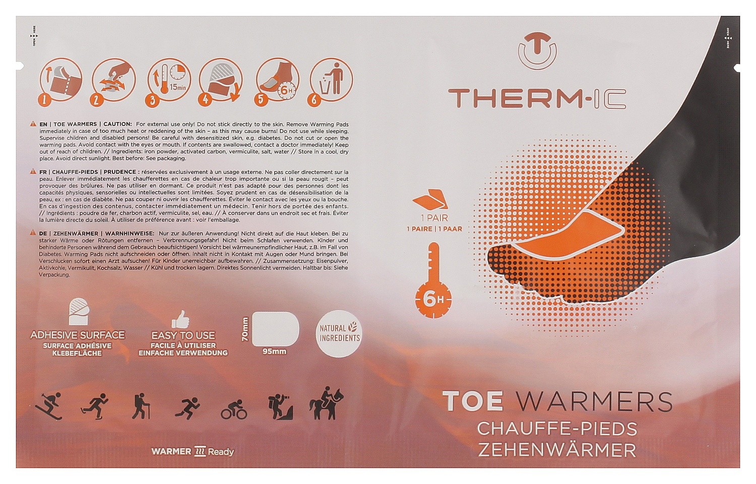 réchauffeur Therm-ic ToeWarmer - No Color