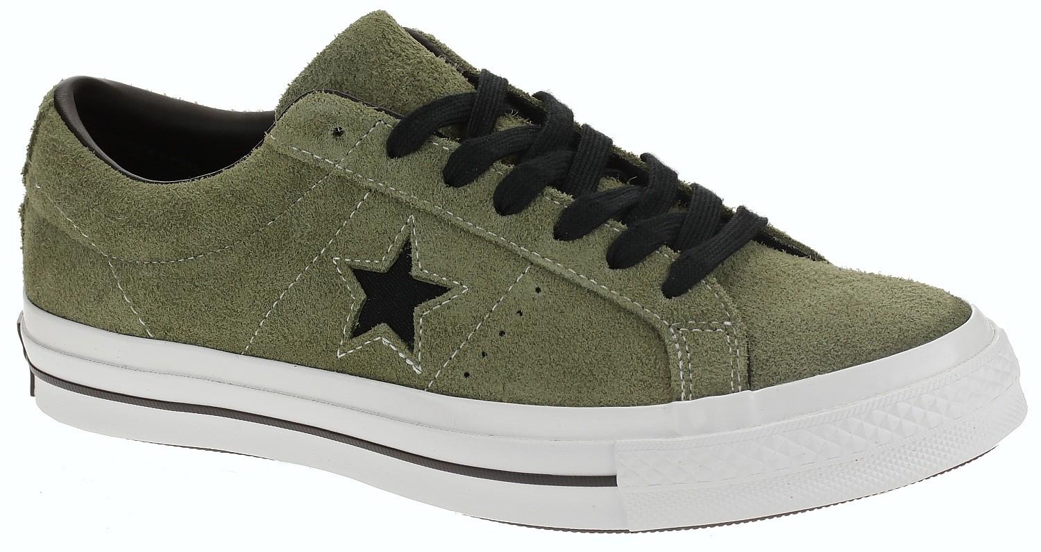 обувь Converse One Star OX - 163249/Field Surplus/Black/White -  blackcomb-shop.eu