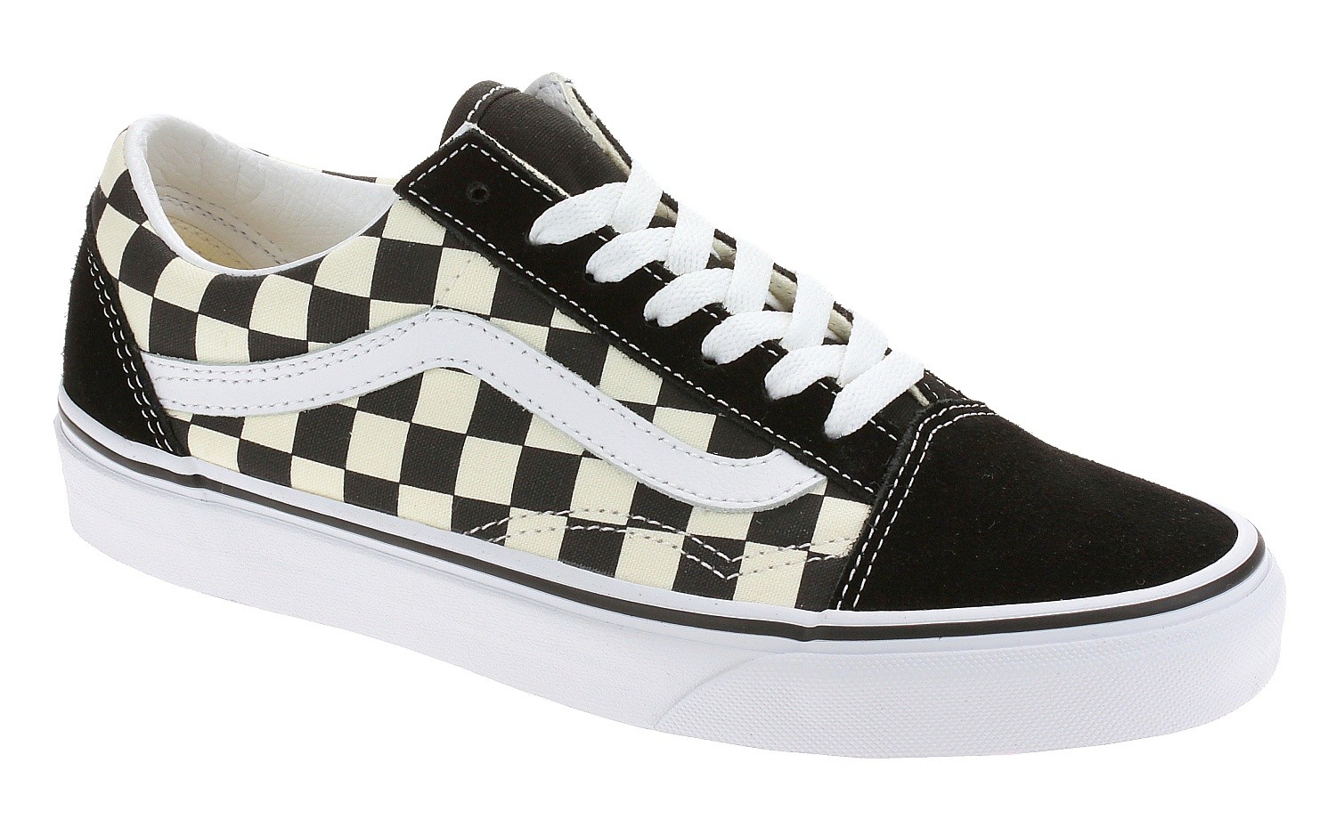 sapatos Vans Old Skool - Primary Check/Black/White