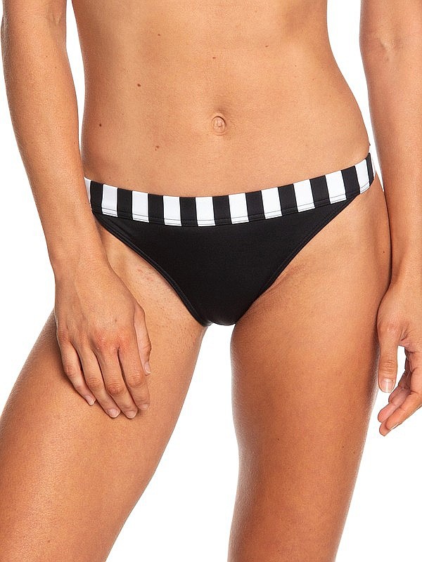 swimsuit Roxy Pop Surf Moderate Bottom - KVJ0/True Black - women´s