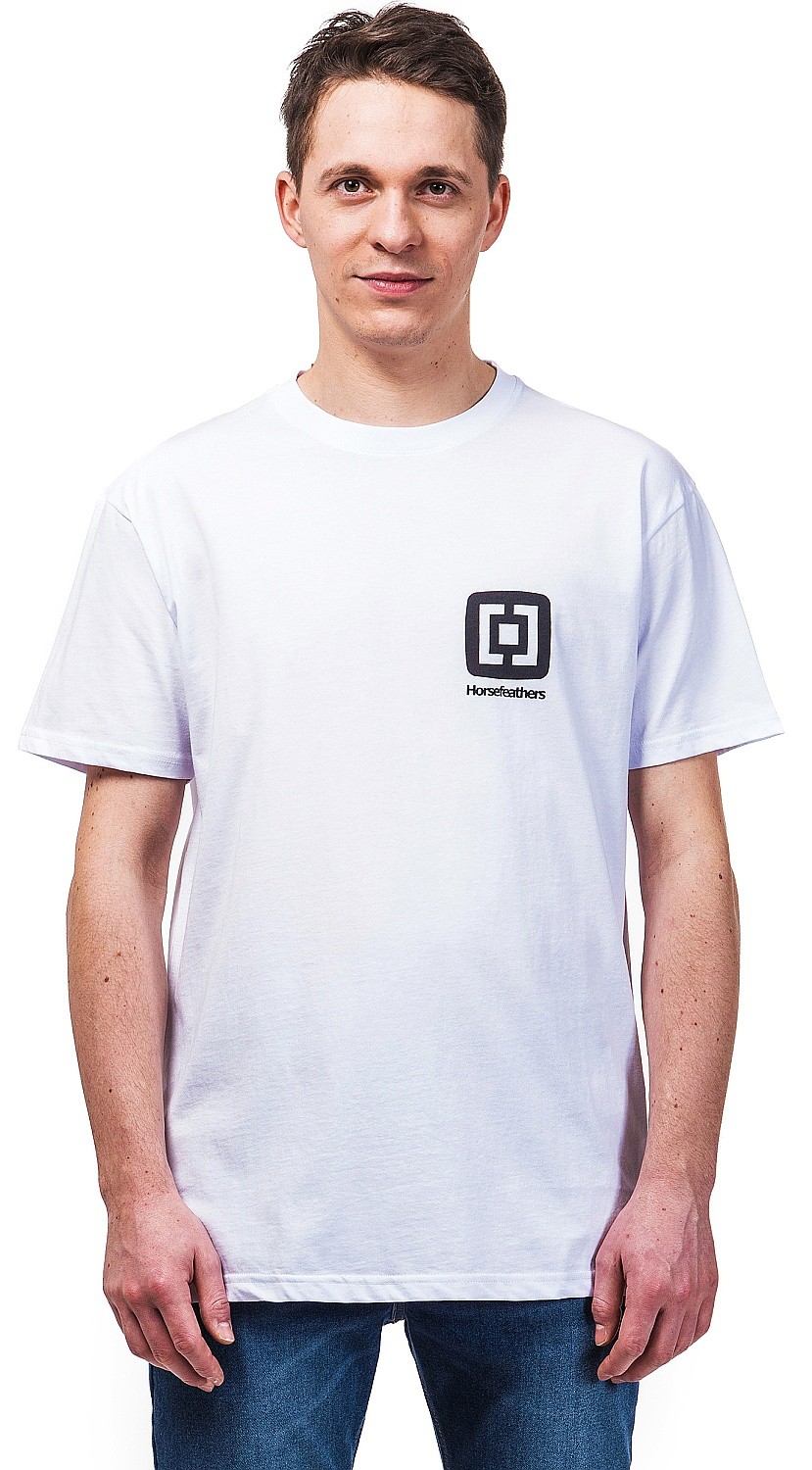 camisa Horsefeathers Mini Logo - White - men´s