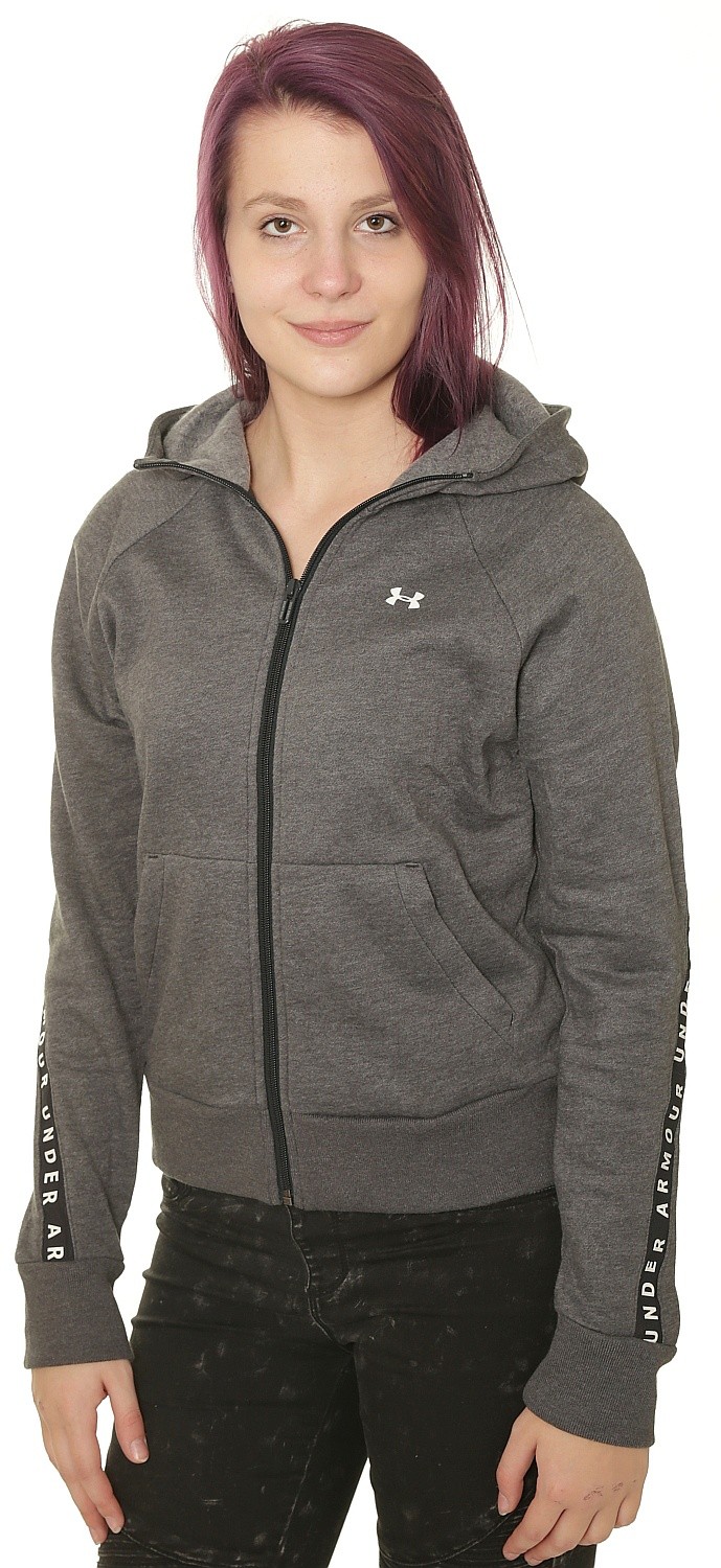 sweat-shirt Under Armour Taped Zip - 001/Black - women´s