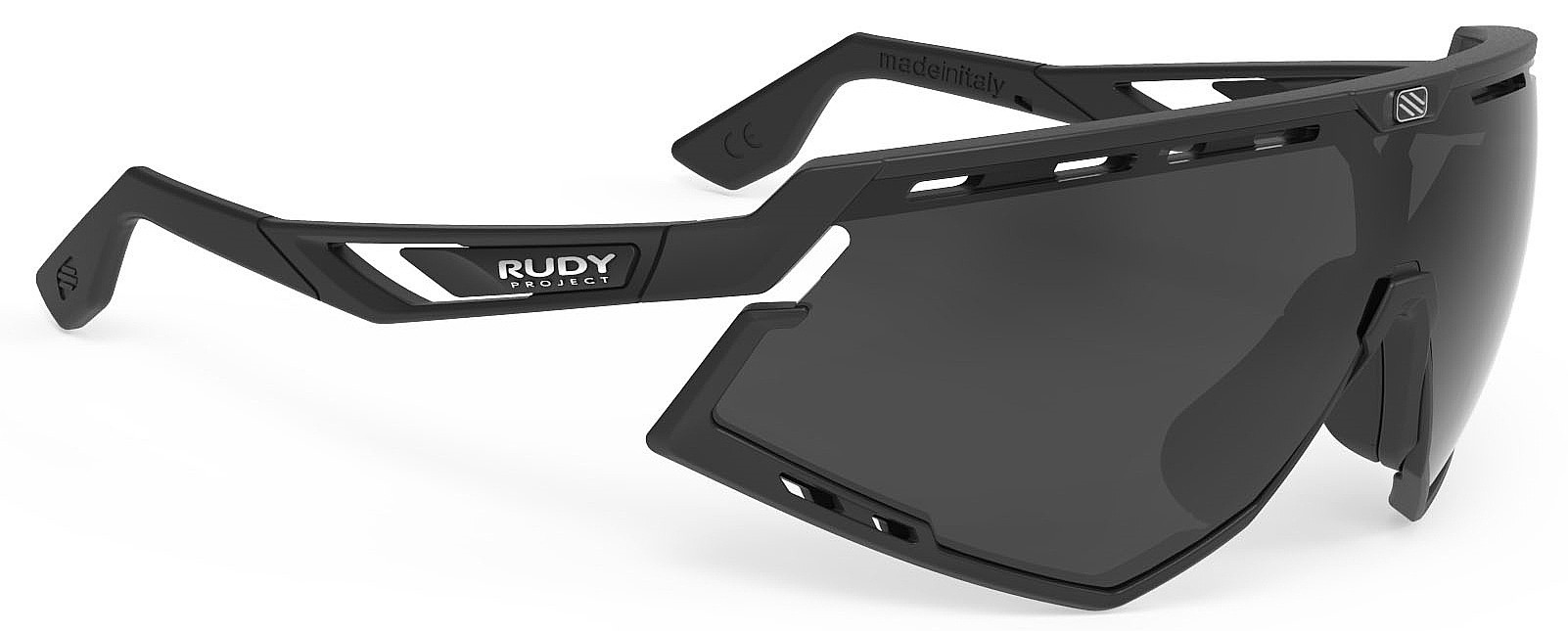 Brille Rudy Project Defender - Black Matte/Bumpers Black/Smoke Black