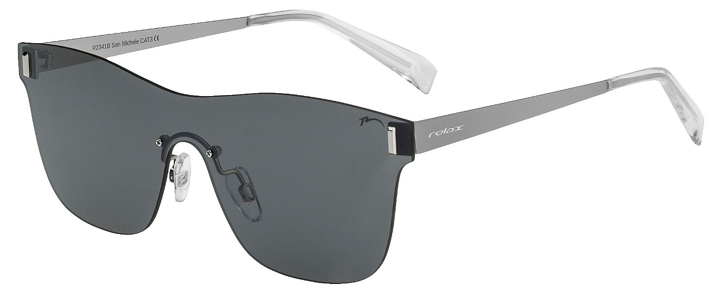 okulary Relax San Michele - R2341B/Matte Silver/Gray Cloud
