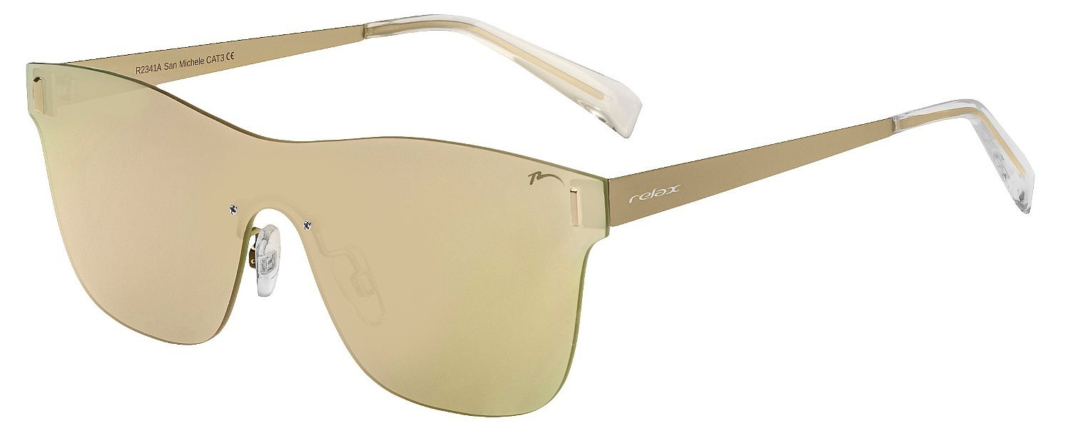 okuliare Relax San Michele - R2341A/Shiny Gold/Gray Cloud/Gold Platinum