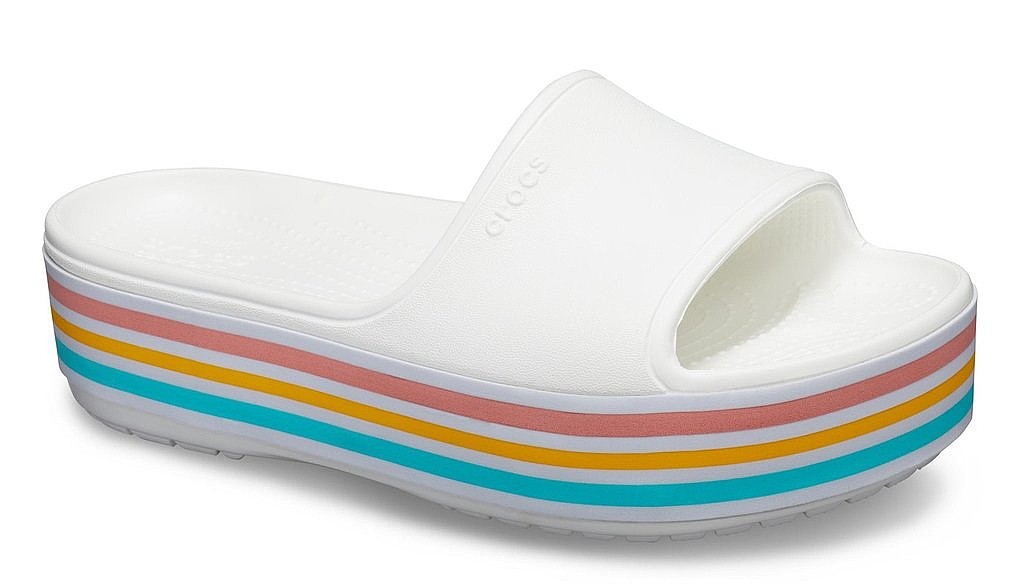 обувь Crocs Crocband Platform Bold Color - Slide White - women´s -  blackcomb-shop.eu