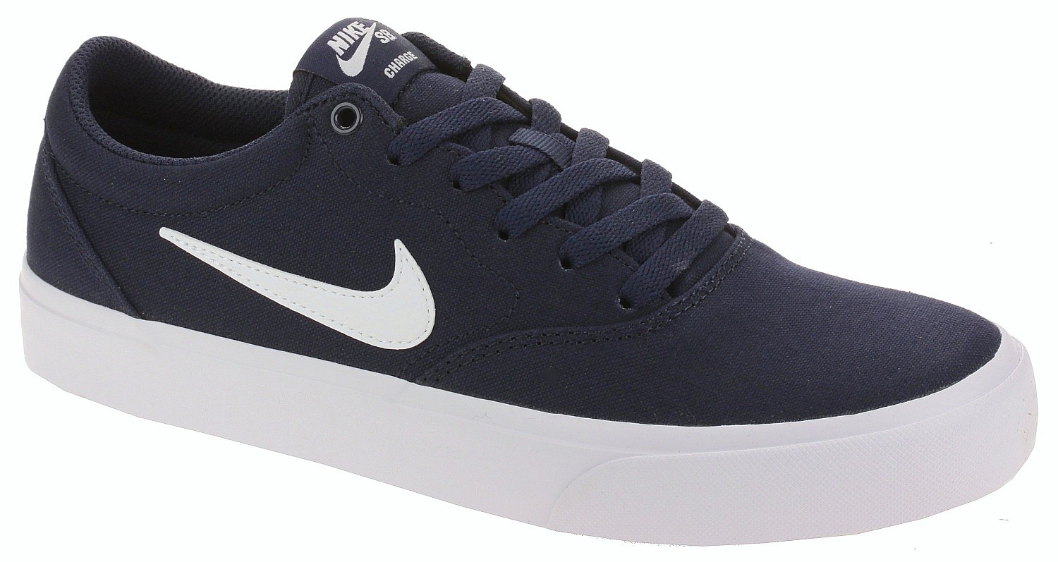 Nike - SB Charge Canvas Obsidian/White - Shoes - Impericon.com Worldwide